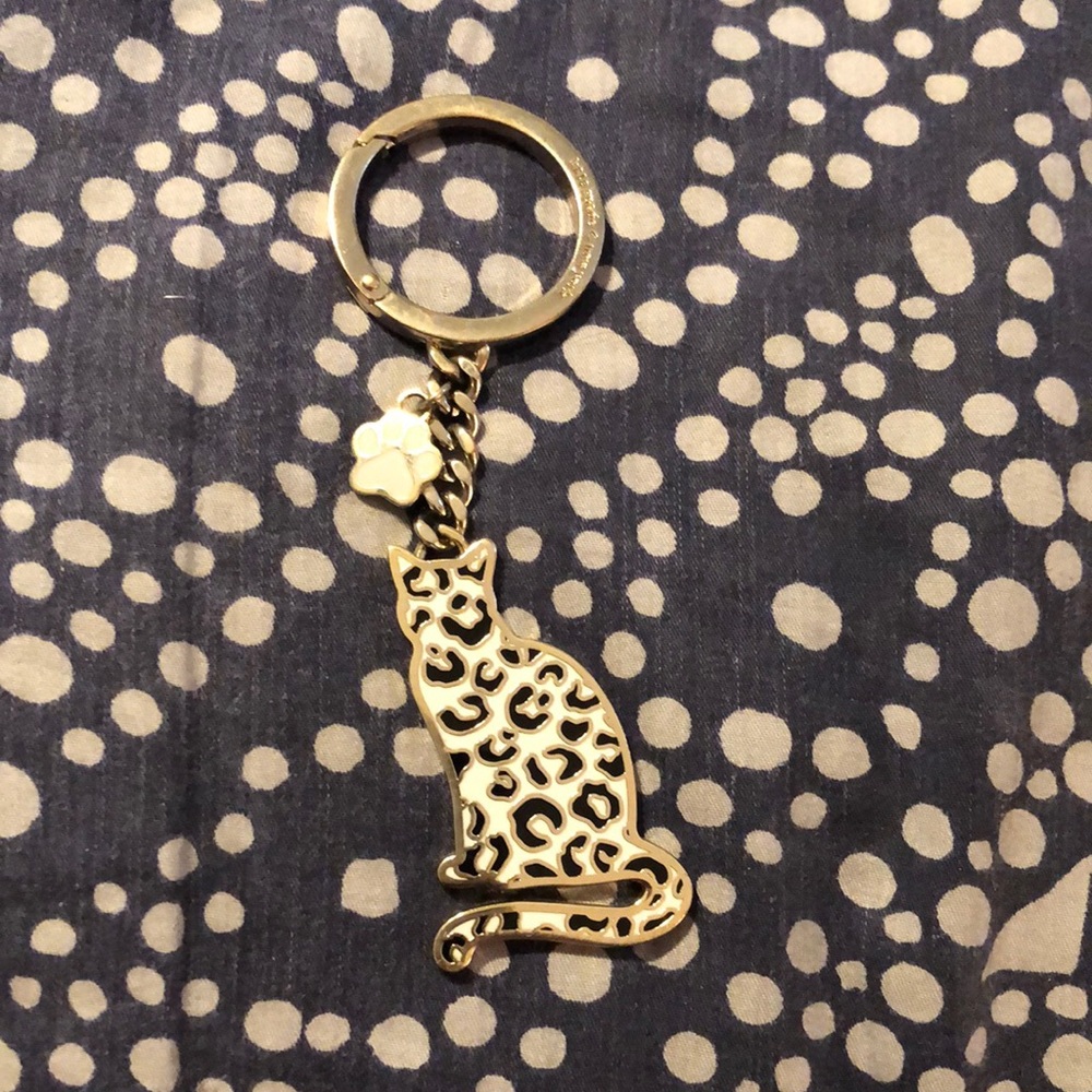 Kate Spade Leopard Keychain